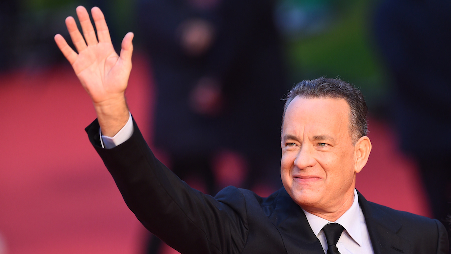 Actor Tom Hanks during the 2016 Rome Film Fest in October 2016. Hanks is in Pittsburgh, Pennsylvani...