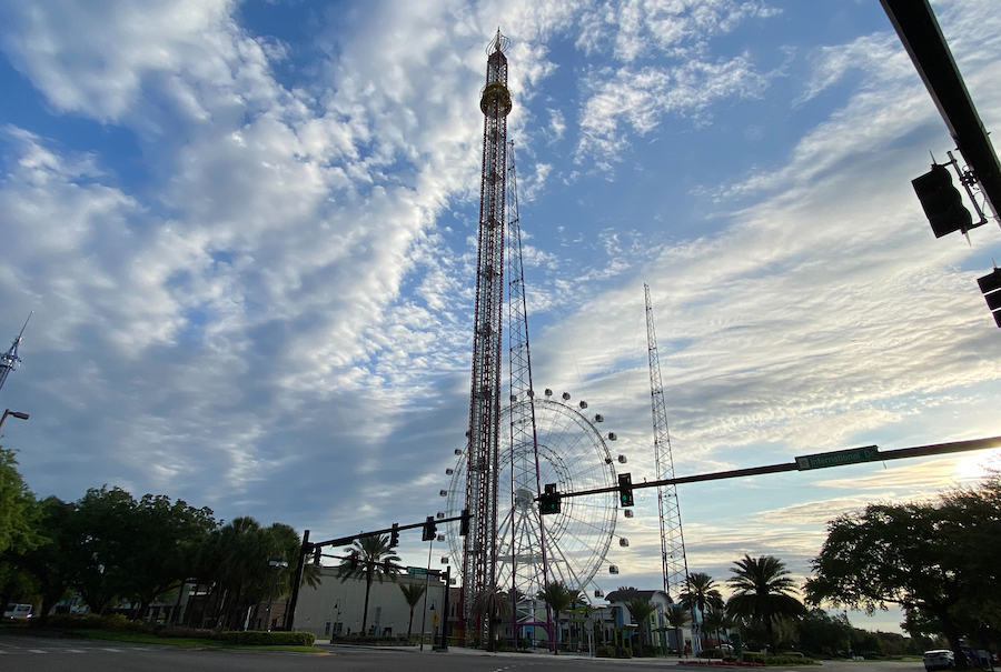 A teenager died after falling from a drop tower at Orlando-area's ICON Park. (Josh duLac/CNN)...
