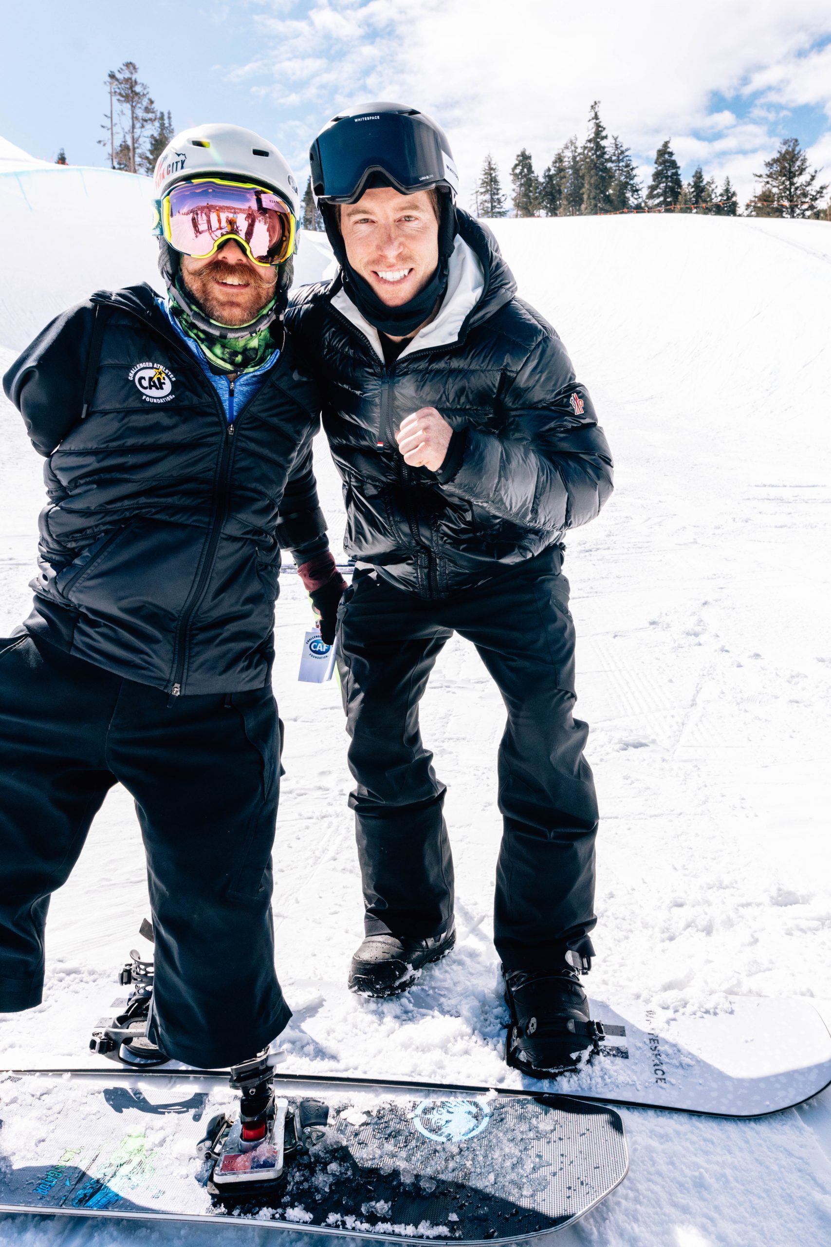 Shaun White surprises triple-amputee snowboarder with Challenged