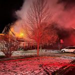 A Huntsville, Utah house fire was a total loss for the Jenkins family on April 13, 2022. (Weber Fire District)(Weber Fire District)