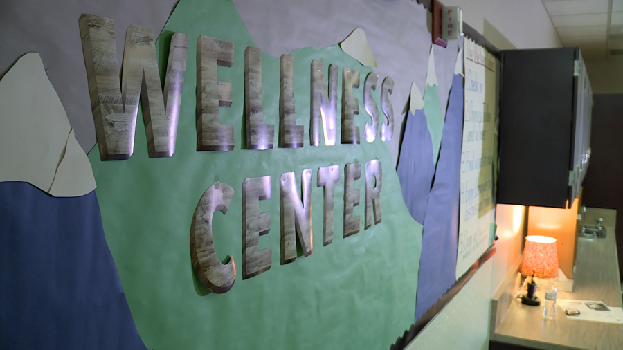 The Jordan School District created Wellness Centers in 15 schools. (John Wilson, KSLTV)...