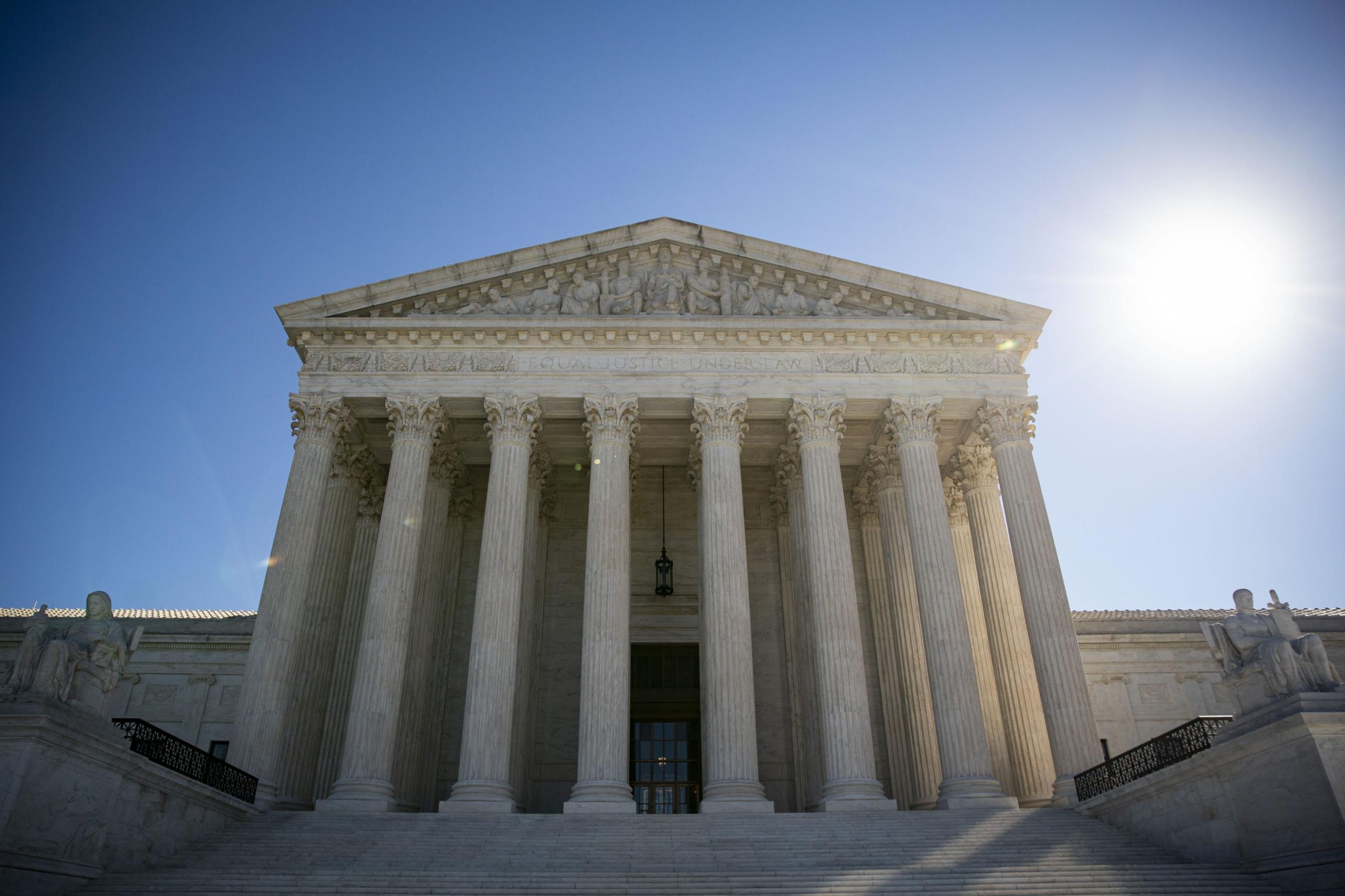 The Supreme Court building in Washington, D.C., U.S., on Friday, Oct. 1, 2021. The court in its nex...