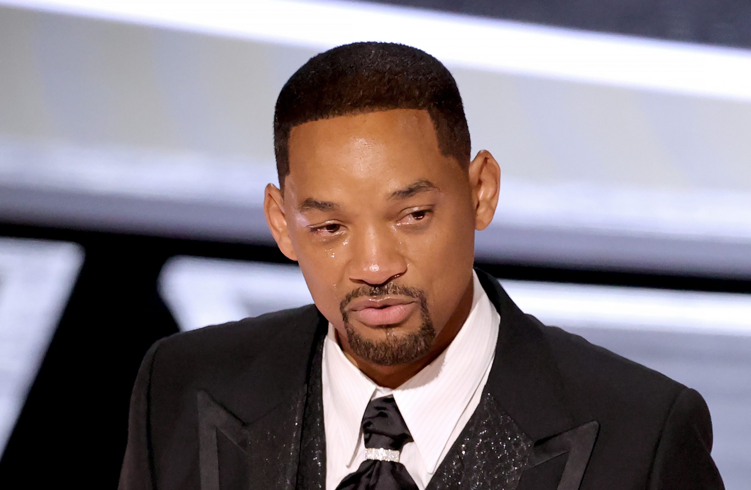 Will Smith accepts the Actor in a Leading Role award for ‘King Richard’ onstage during the 94th...