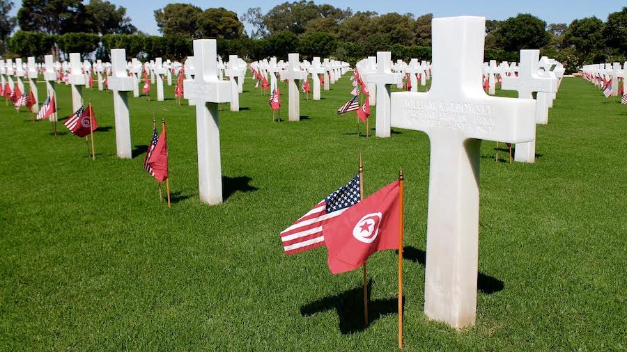 North Africa American Cemetery is located in close proximity to the site of the ancient city of Car...