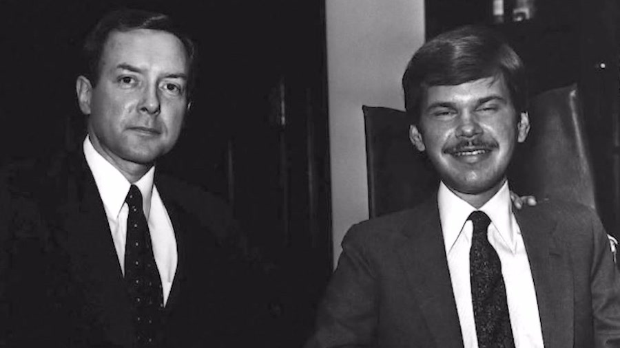 Sen. Orrin Hatch (left) and J. Stephen Mikita (right). (Orrin G. Hatch Foundation)...
