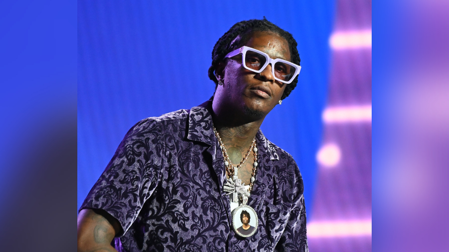 Young Thug, here in 2021, has been indicted on gang-related charges. (Credit: Paras Griffin/Getty I...