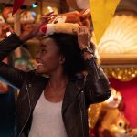 Kiki Layne as "Ellie" in Disney's live-action CHIP 'N DALE: RESCUE RANGERS, exclusively on Disney+. Photo by Hilary Bronwyn Gayle, SMPSP. © 2022 Disney Enterprises, Inc. All Rights Reserved.