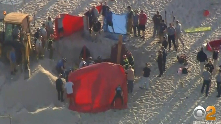 An 18-year-old man died after becoming trapped in a hole in the sand on a New Jersey beach Tuesday....