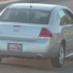 Robert Barros car, silver Chevy Impala Utah license plates U036VH. (Credit: SLCPD)