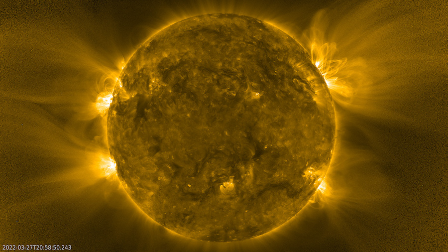 The Solar Orbiter spacecraft, which flew by the sun on March 26, has returned a treasure trove of n...