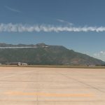 The Air Force Thunderbirds have landed in Utah to take part in the Hill Air Force Base Air and Space show in June, 2022. (Aubrey Shafer/KSL)