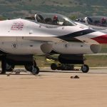 The Air Force Thunderbirds have landed in Utah to take part in the Hill Air Force Base Air and Space show in June, 2022. (Aubrey Shafer/KSL)
