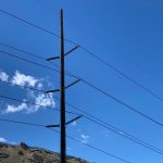 New power poles have been put in place along SR-201 after two wildfires sparked on Friday, damaging 20 poles and impacting 42 non-residential customers. (Jed Boal/KSL TV)
