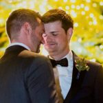 Chris Jensen and Chris Wharton on their wedding day six years ago.
