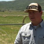 Kenny McFarland has been farming with his father in Weber County for the last 12 years. (KSL TV)