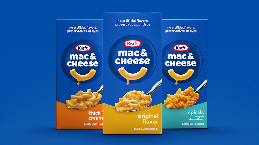 KRAFT MACARONI AND CHEESE IS CHANGING ITS NAME AND ICONIC BLUE BOX INTRODUCING... KRAFT MAC & CHEES...