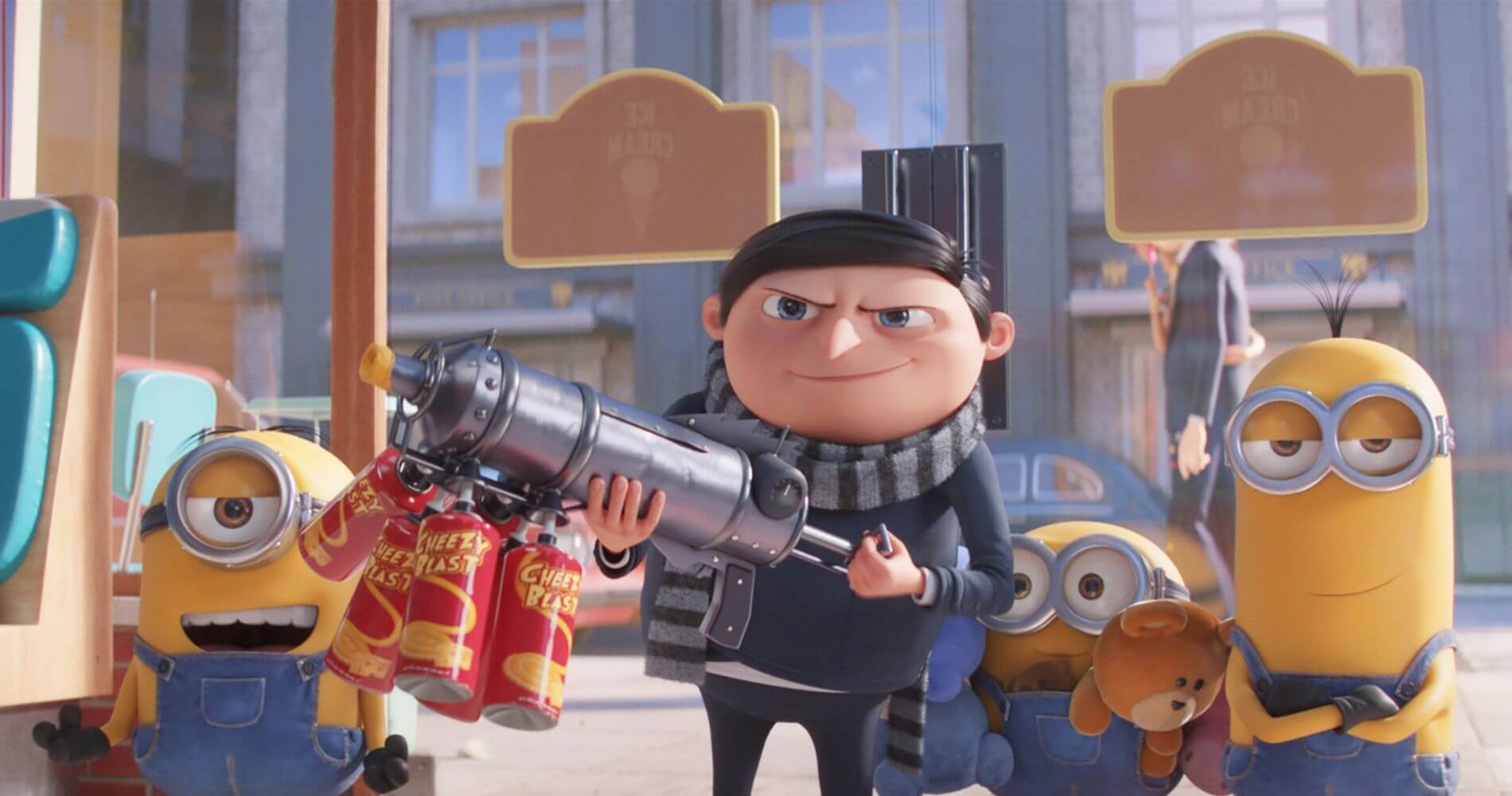 Young Gru (Steve Carell) dreams of being the baddest villain of all time in MINIONS: THE RISE OF GR...