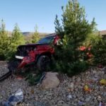 The SUV after the T-bone crash. (Utah Highway Patrol)