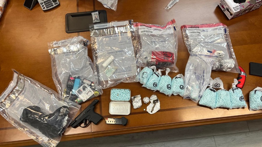Eight bags with approximately 1000 pills each for a total amount of 8000 pills of Fentanyl worth ab...