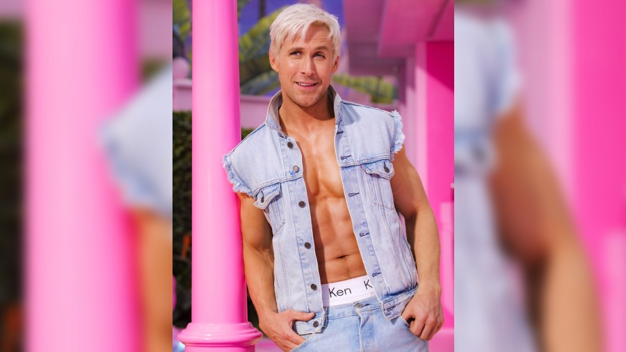 The face that launched 1,000 tweets: Warner Bros. teased Ryan Gosling as Ken in the upcoming "Barbi...