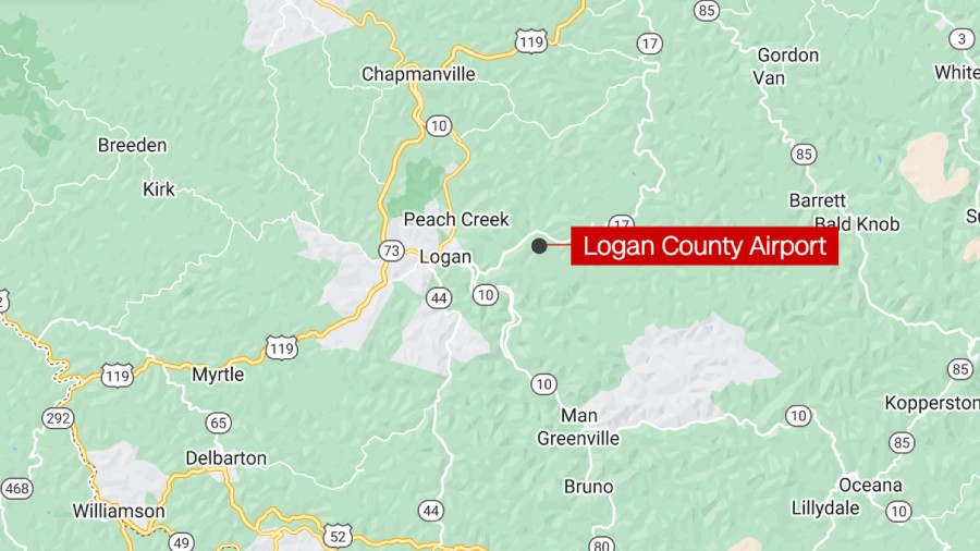 A helicopter crashed near West Virginia's Route 17 highway on June 22, officials say. (Credit: Goog...