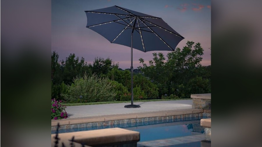 Solar-powered patio umbrellas sold by Costco have been recalled after multiple umbrellas caught fir...