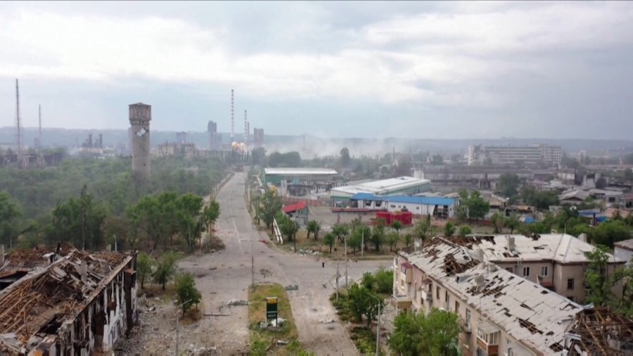 The eastern Ukrainian city of Severodonetsk is now "completely under Russian occupation," according...