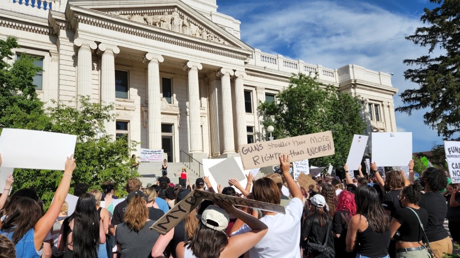FILE - Hundreds of protesters marched in Provo for abortion rights. (KSL TV)...