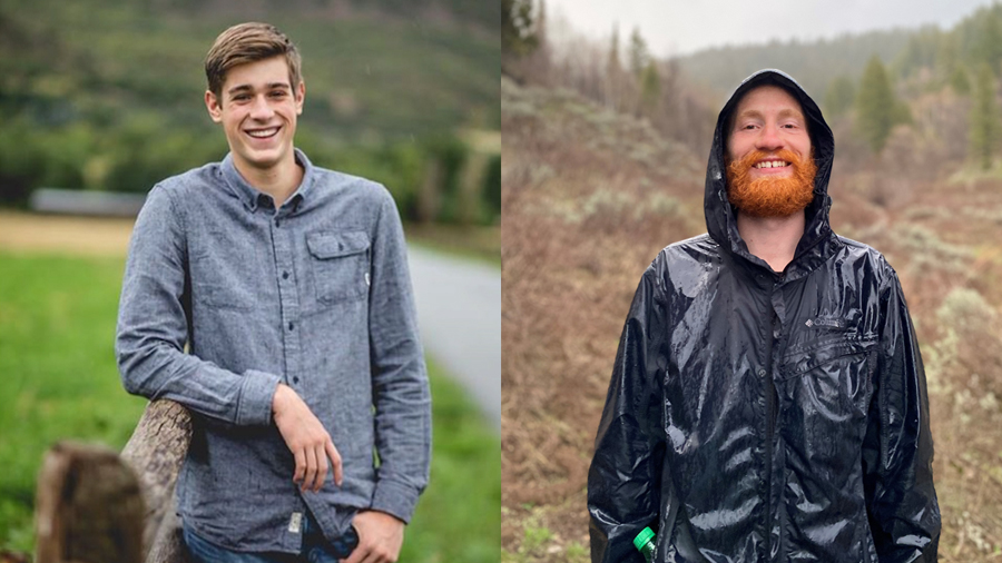 Michael Carpenter (left) and Blake Shumway (right) were killed in a plane crash Friday morning in C...