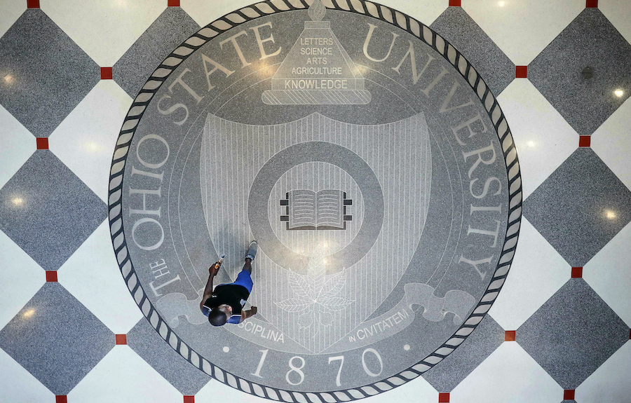 Ohio State University has won its bid to trademark the word "THE." (John Minchillo/AP)...
