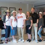 Elder Dale G. Renlund with his family and area leaders prior to The Church of Jesus Christ of Latter-day Saints family night at Oriole Park at Camden Yards in Baltimore, Maryland, July 25, 2022. (The Church of Jesus Christ of Latter-day Saints)