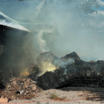 After a fire in Goshen, Utah, the home was declared a total loss. (Utah County)