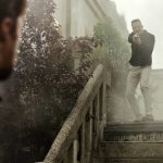 The Gray Man (2022). (L - R) Ryan Gosling as Six, Chris Evans as Lloyd Hansen. Courtesy of Netflix © 2022