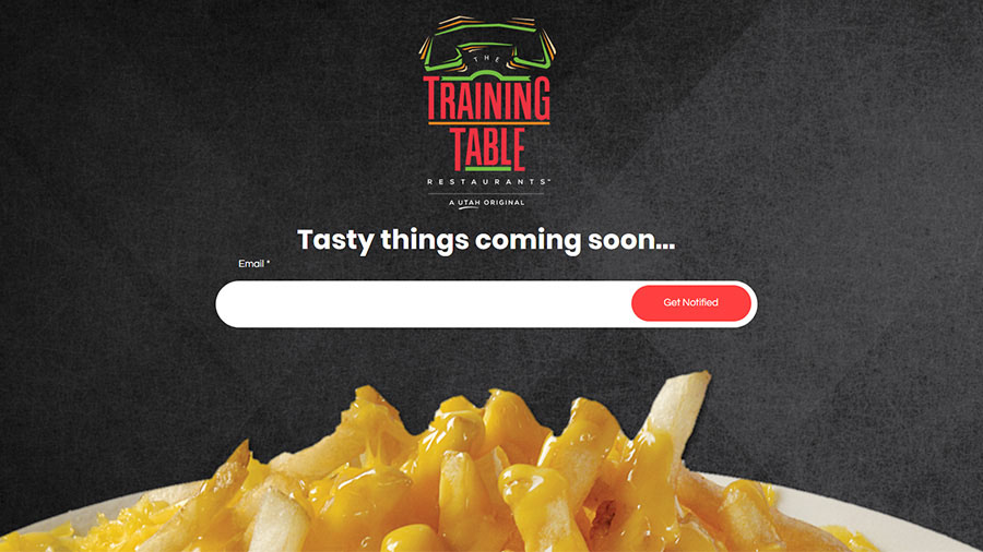 The new website hints at a possible return for the 'The Training Table'...