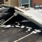 The Shraders say management at the Royal Ridge Apartments refused to cover the costs saying it was an ‘act of nature’ because of heavy snow, even the National Weather Service reports no snow had fallen since the week before.