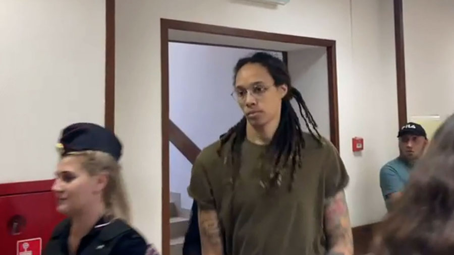 Lawyers for WNBA star Brittney Griner pictured on July 14, told Russian judges that she was prescri...