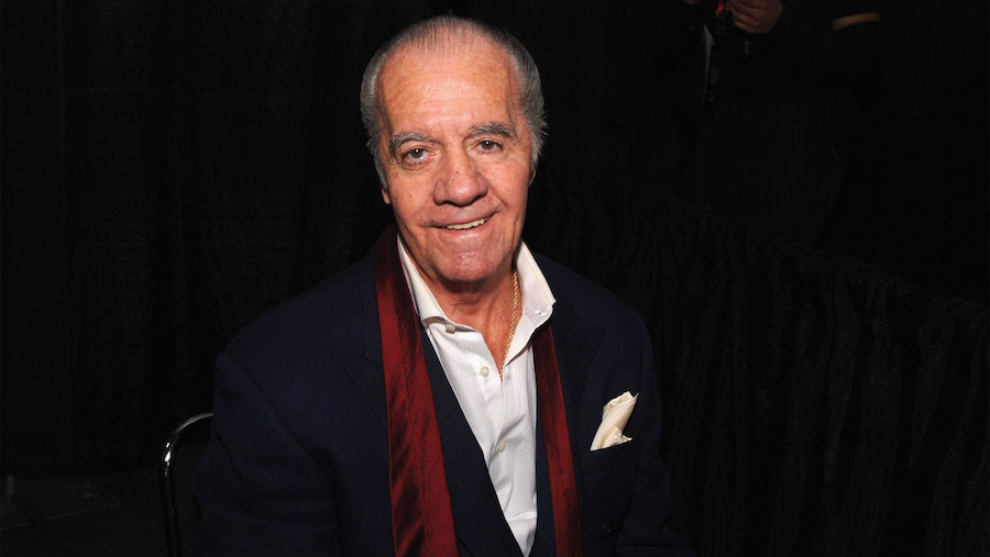 Tony Sirico, who died on July 8, attends a "Sopranos" convention in Secaucus, New Jersey in 2019. (...