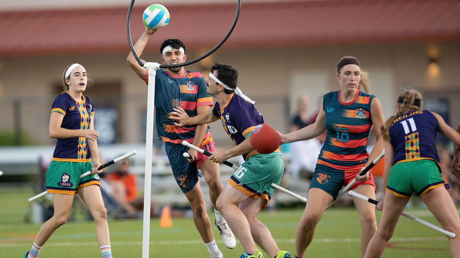The San Antonio Soldados and New Orleans Curse play a game of quidditch, which will now be known as...