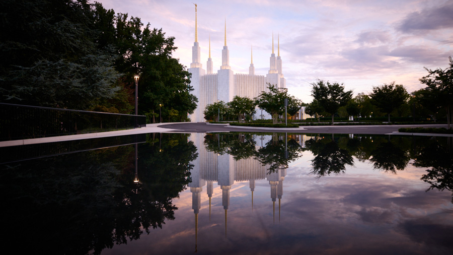 The outside of the Washington, D.C. Temple on Saturday, August 13, 2022.
(2022 by Intellectual Rese...