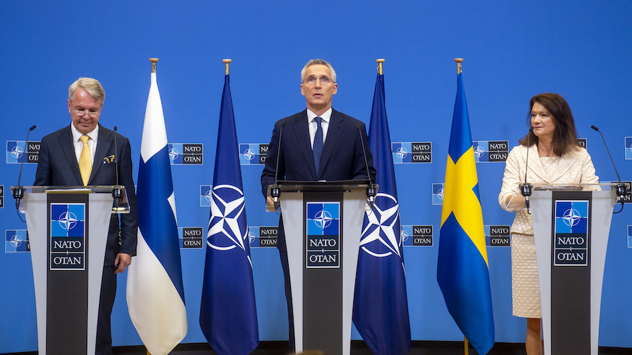 Press conference by NATO Secretary General Jens Stoltenberg, the Minister of Foreign Affairs of Fin...
