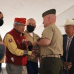 One of thre suviving Navajo Code Talkers, Peter McDonald, broke ground on the Navajo Nation Code Talkers museum. (Navajo Nation)