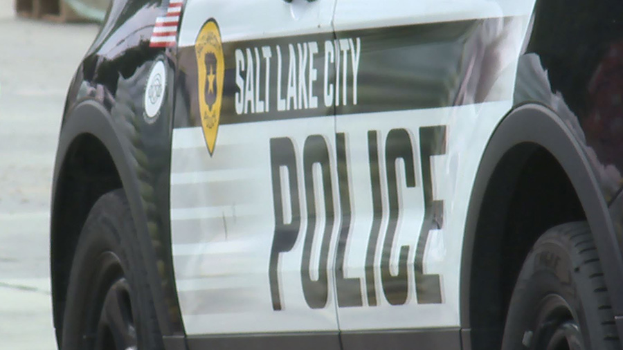 (FILE) Salt Lake City Police car responding to a scene....