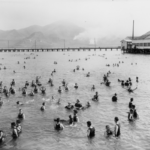 Saltair swimmers 1913 (Utah State Historical Society)
