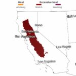 That's as excessive heat watches are in place for 7 million people in California's Central Valley, including Redding, Sacramento, Fresno and Bakersfield, where the thermometer will reach triple digits from Tuesday through at least Thursday. (CNN)
