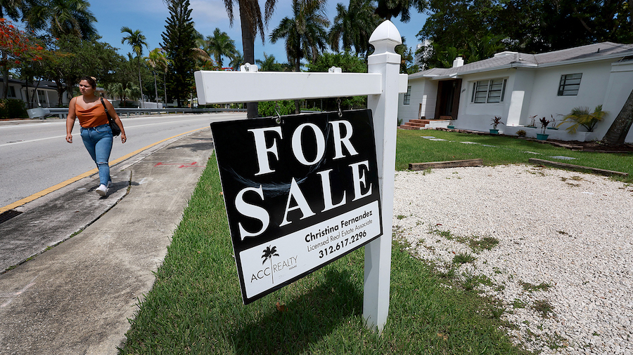 Home sales declined for the sixth month in a row in July as higher mortgage rates and prices push p...