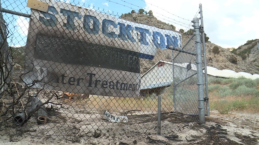 The Stockton water treatment plant. (KSL TV)...