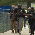 Several police and fire agencies trained on how to respond to an active school shooter in Magna Wednesday. (KSL TV)