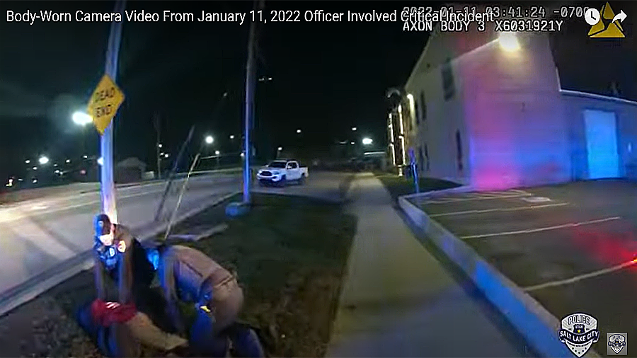 Salt Lake Police released body camera footage of an incident with Salt Lake Police and Megan Joyce ...