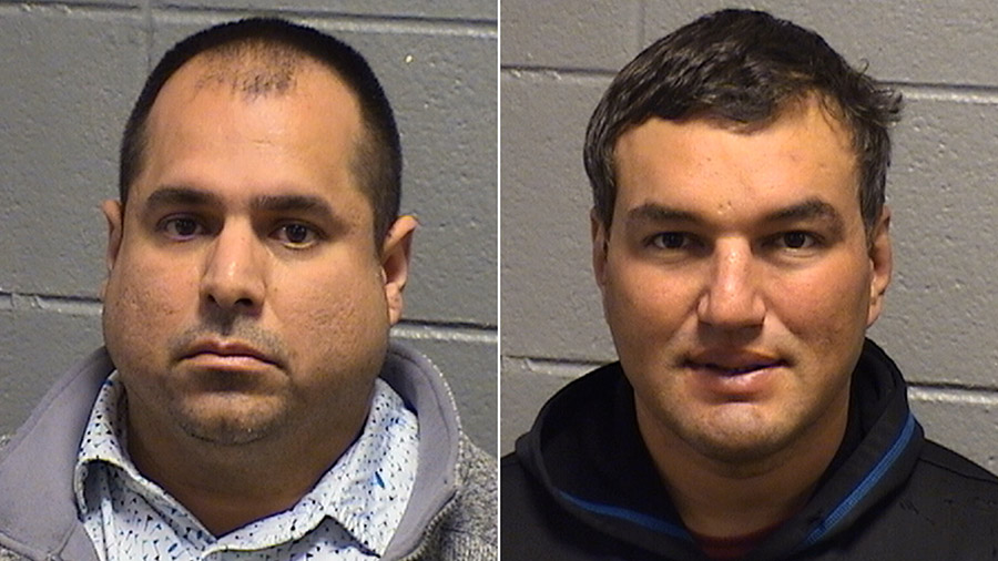 Officer Ruben Reynoso and Sgt. Christopher Liakopoulos are seen here. (Cook County State's Attorney...