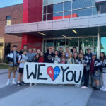 Corner Canyon Students brought this poster to Alta. (Granite School District)